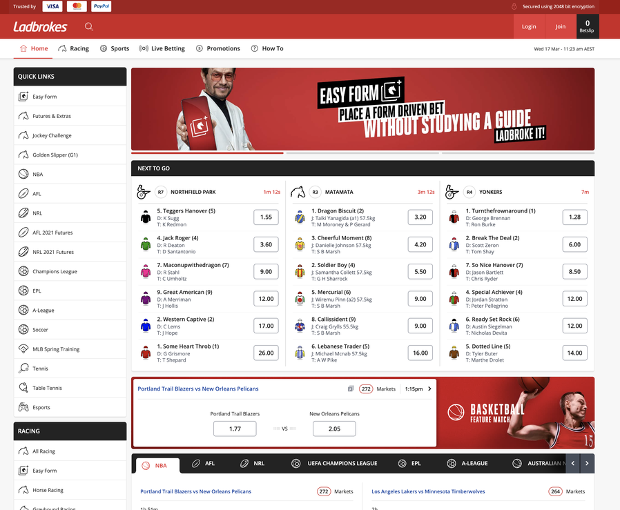 ladbrokes Gameplay